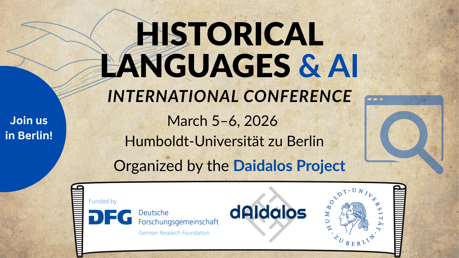 Conference Historical Languages and AI